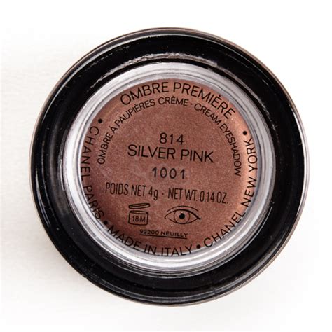 chanel silver pink